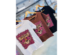 Leopardo anteojos cuadro print Art 101851
