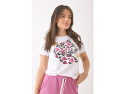 Remera bordada tigre