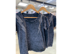 Remera nevada rayos Strass Art 101850