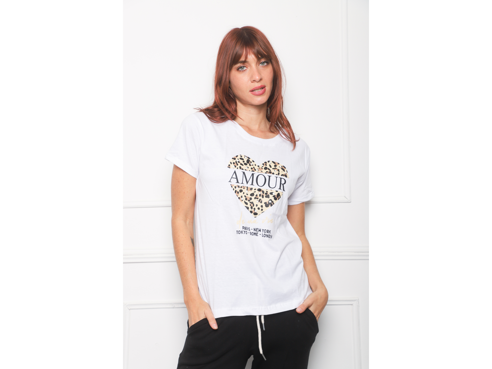 Remera amour print