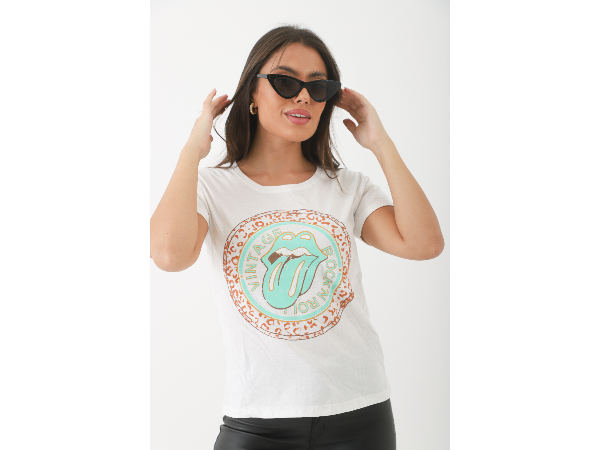Remera Rolling verde Art 101750