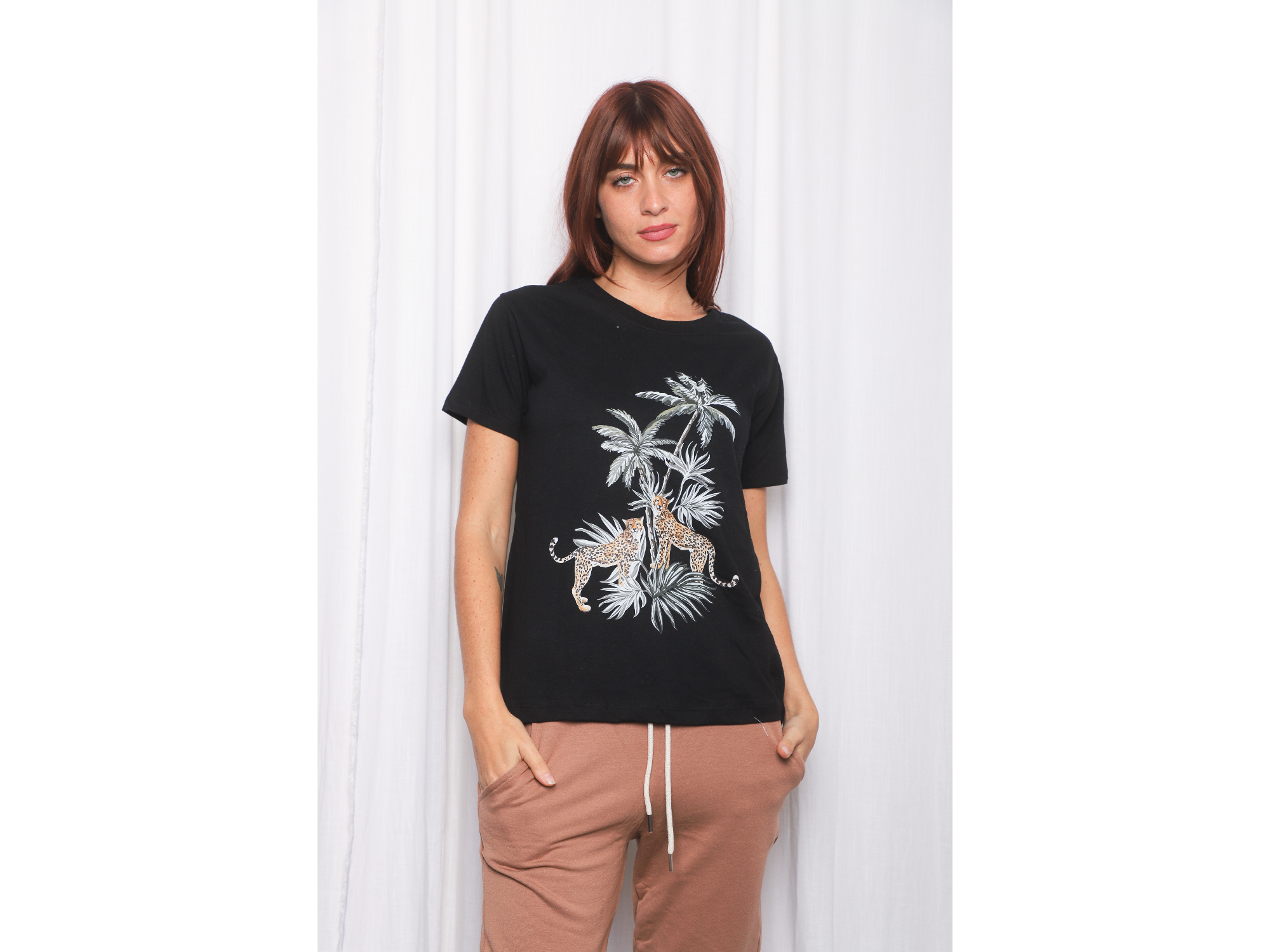 Remera dos leopardos