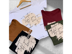 Remera create cursiva Art 101780