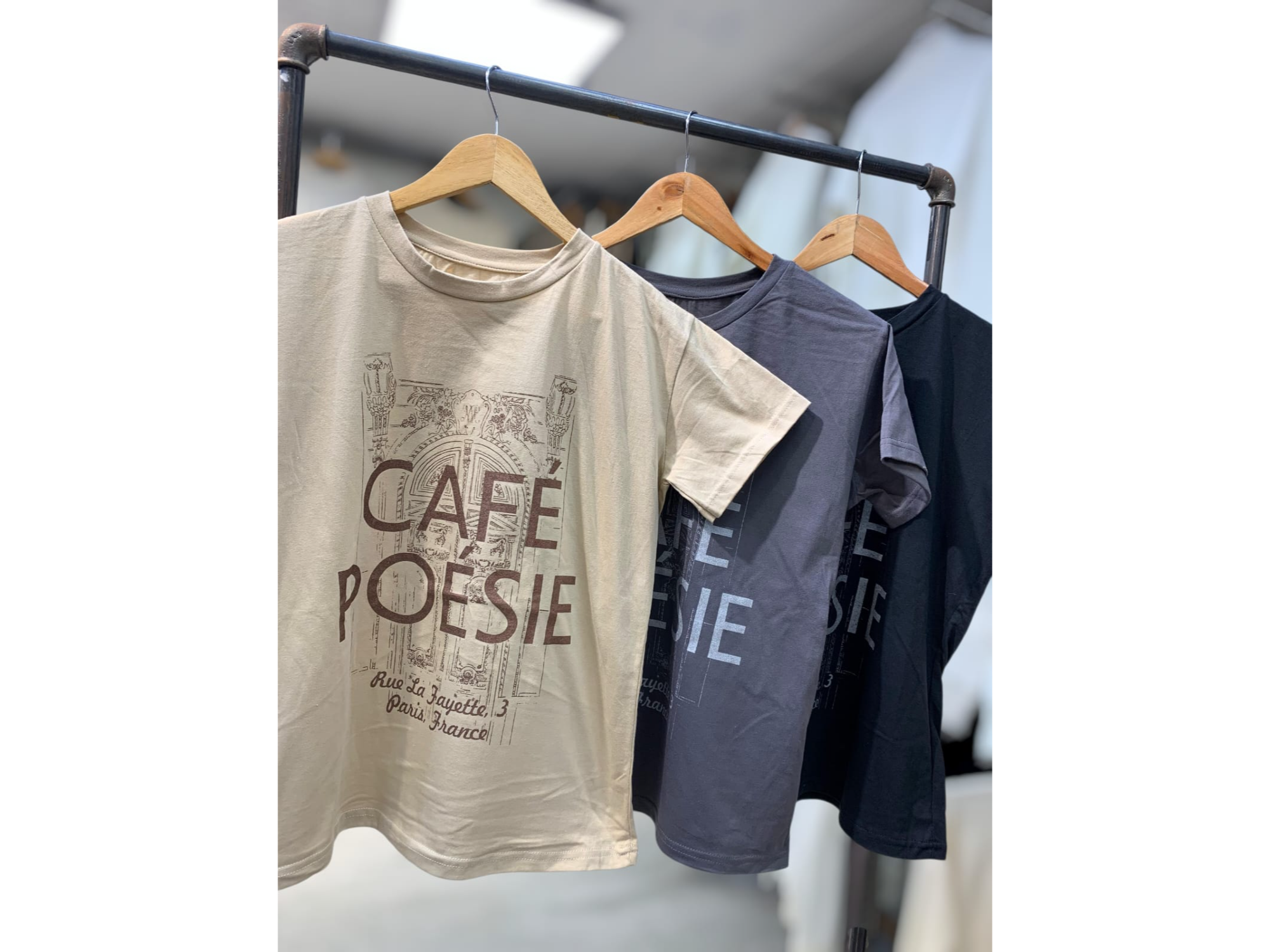 Remera cafe poesie