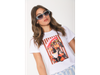 Remera perro sombrero rosa