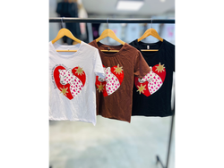 Remera Leopardo corazón amor propio Art 101852