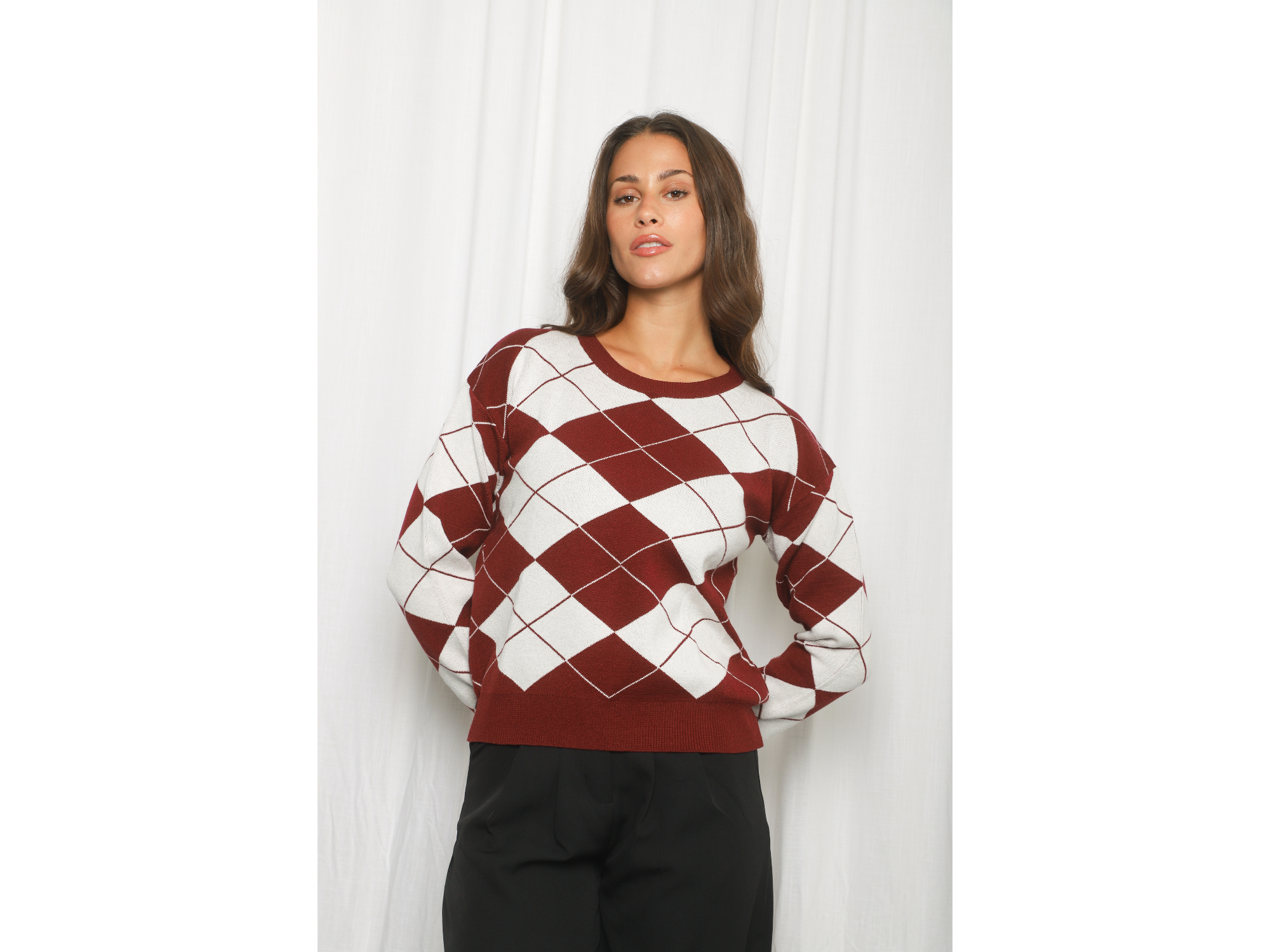 Cuello Redondo Rombos