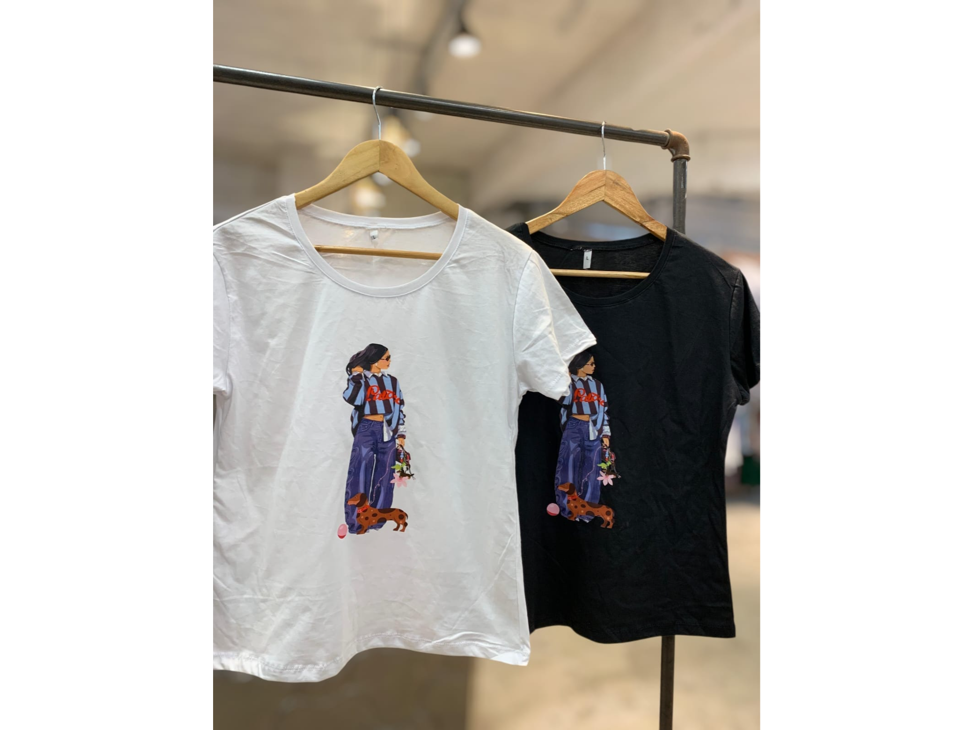 Remera chica y perro