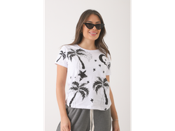 Remera Palmera luna estrellas Art 101828