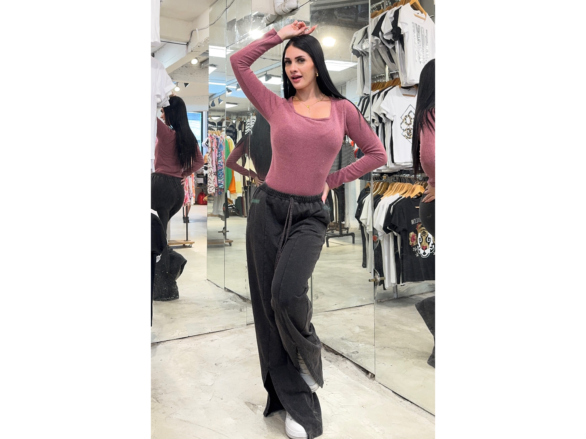 Body manga larga Morley lanilla Art 101891