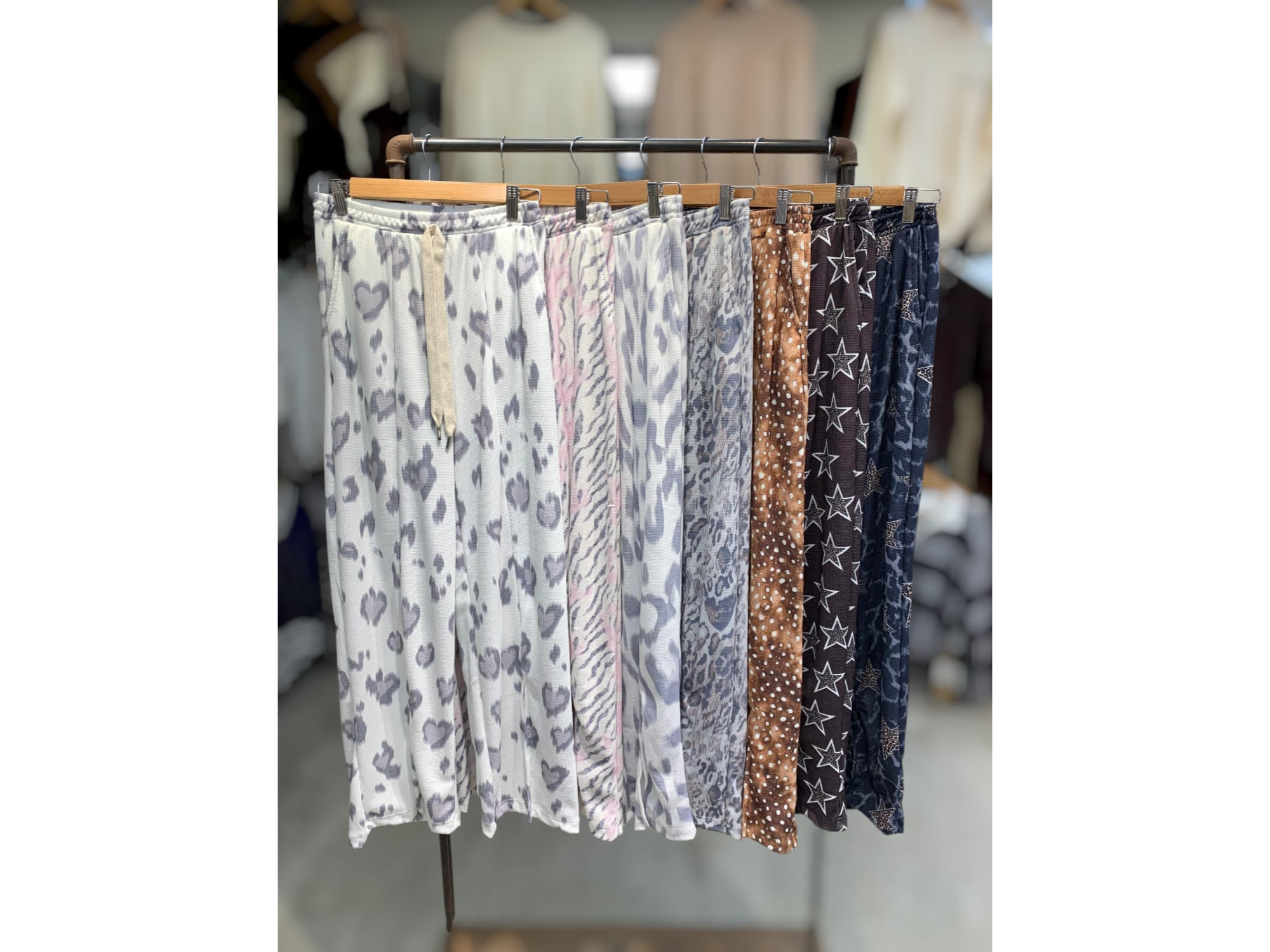 Palazzo tajo waffle estampado II