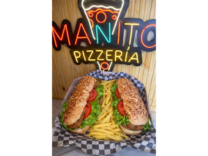 2 SANDWICH DE MILANESA de Manitopizzeria