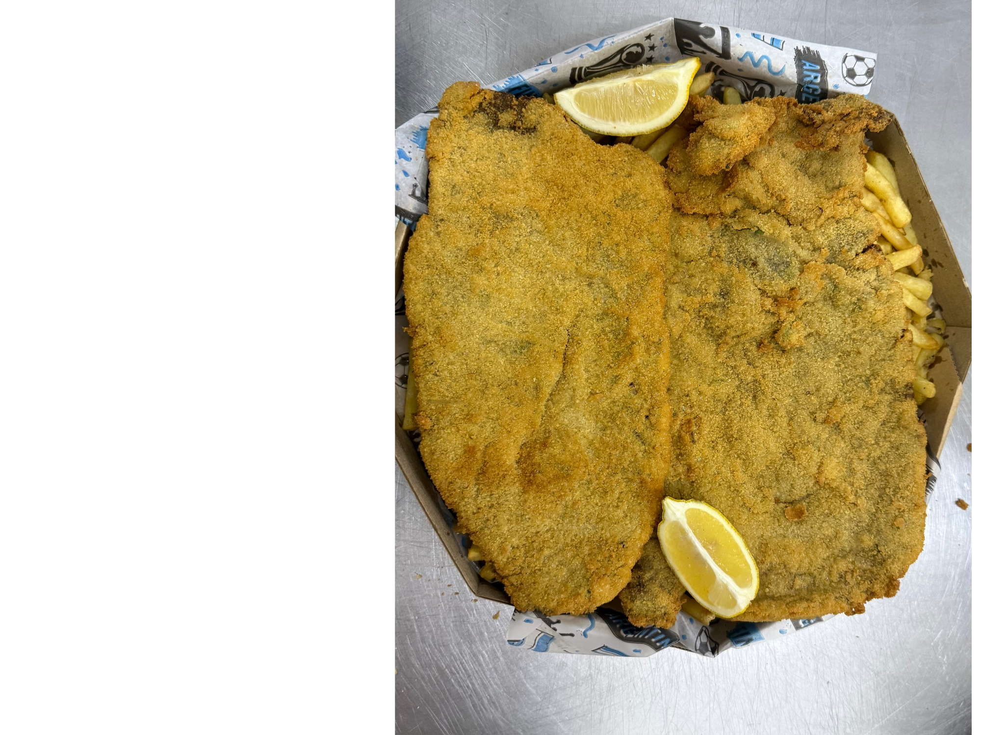 Milanesa al plato simple