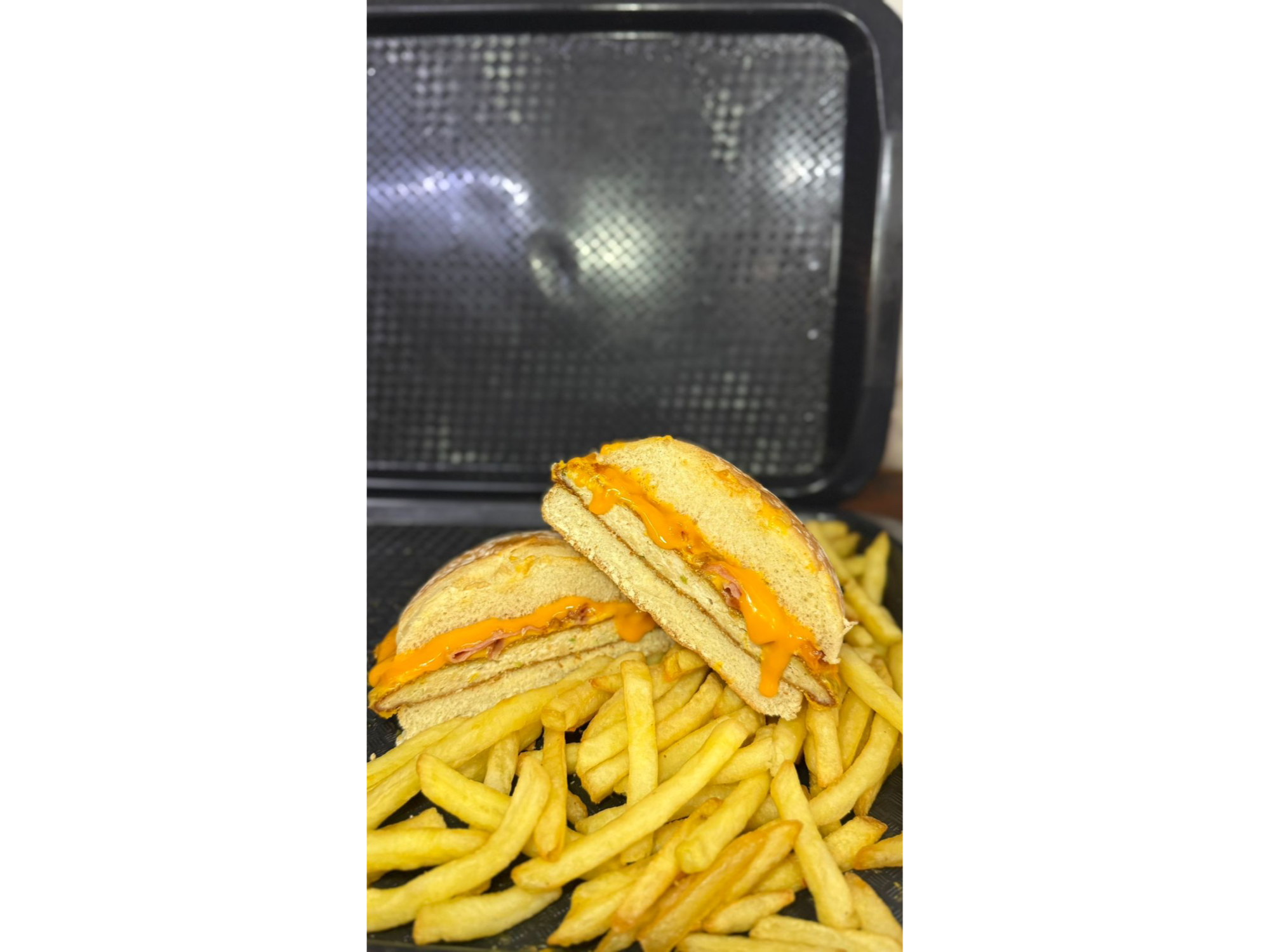 Hamburguesa de pollo Cheddar y baccon