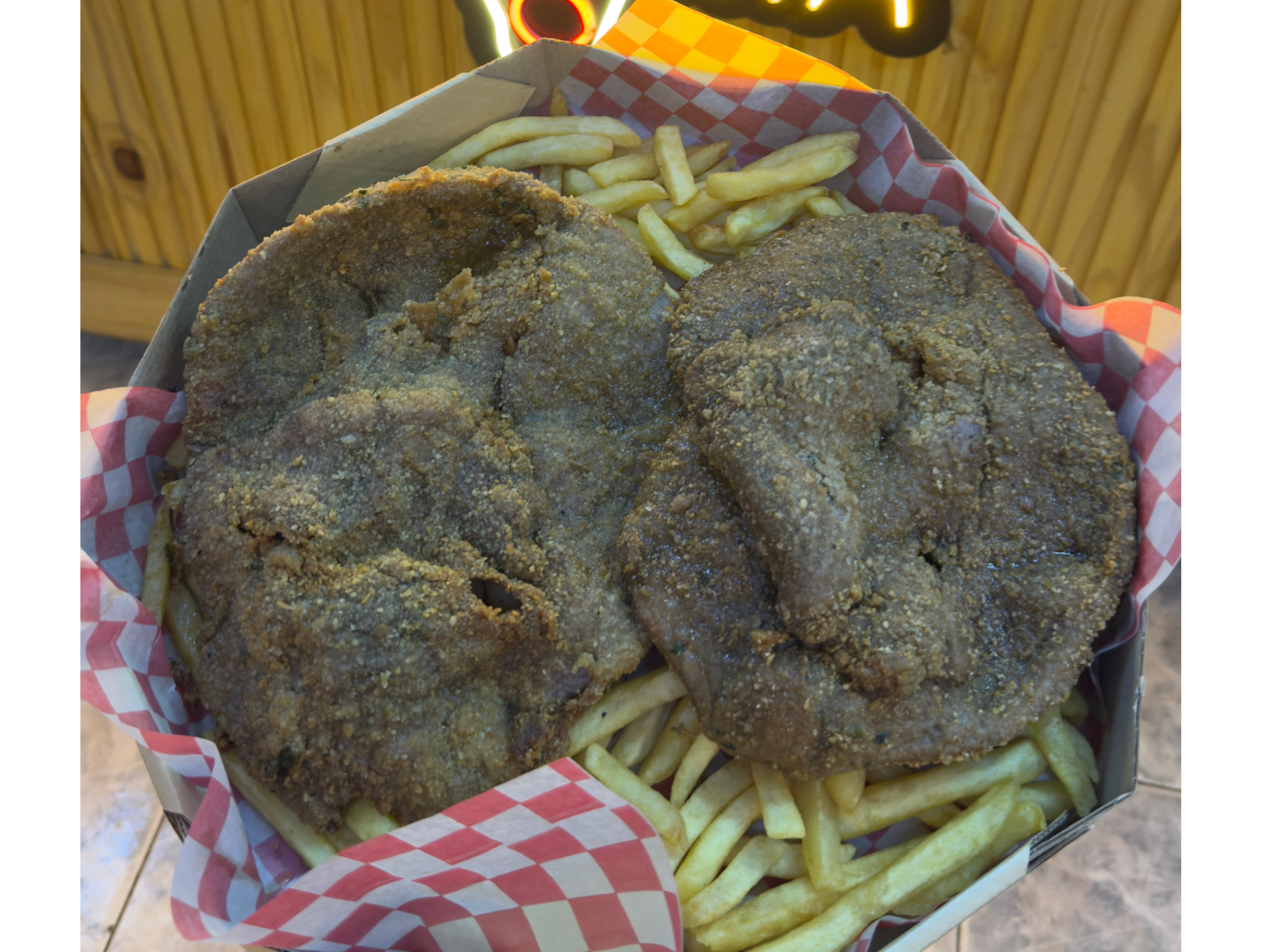 Milanesa al plato simple