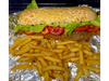 Sandwich individual lechuga y tomate