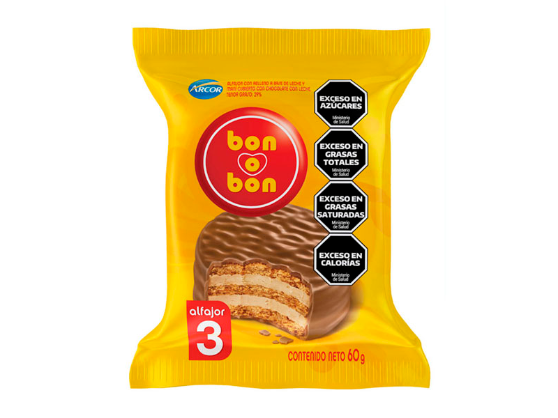 BON O BON X3 NEGRO 60g