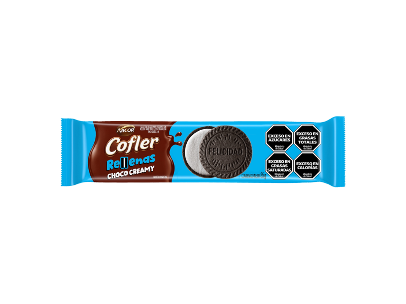 COFLER RELLENAS CHOCO CREAMY 85G