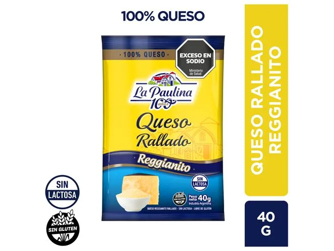 QUESO RALLADO LA PAULINA 40G