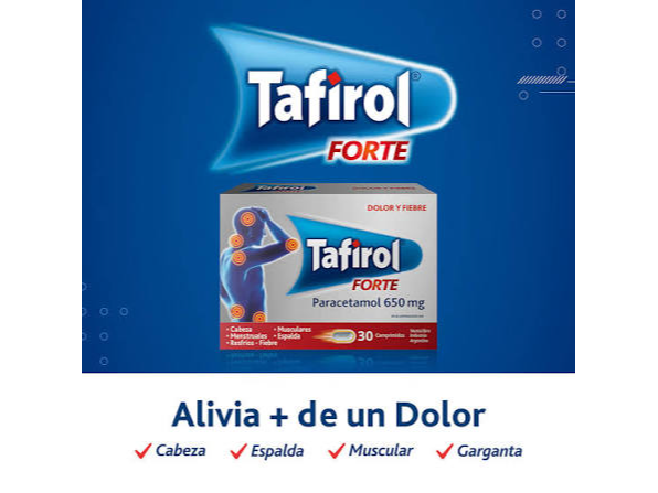Tafirol forte x unidad
