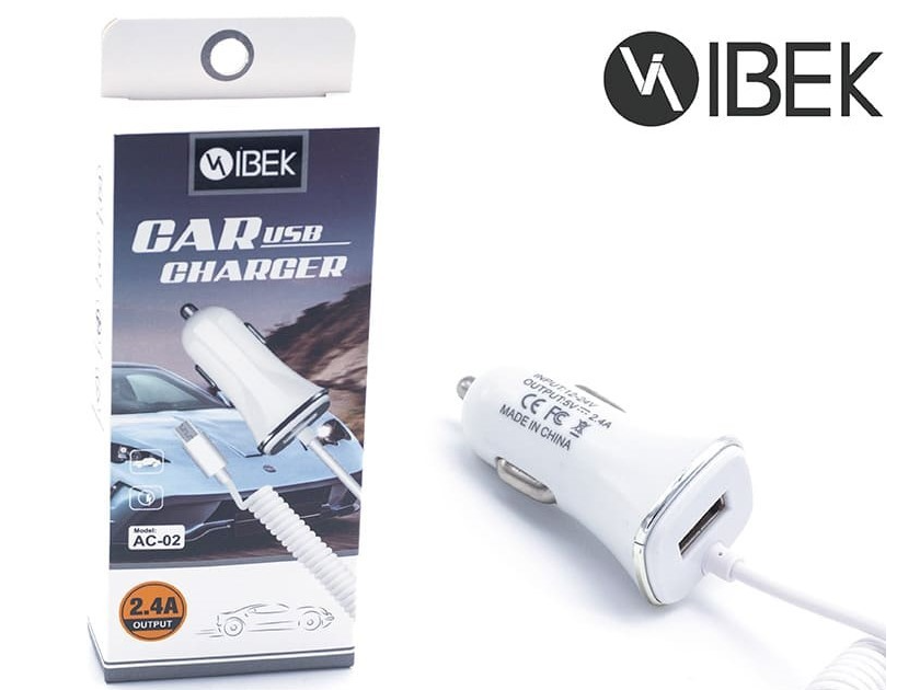CARGADOR P/AUTO IBEK