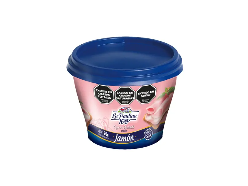 QUESO LA PAULINA JAMON 190G