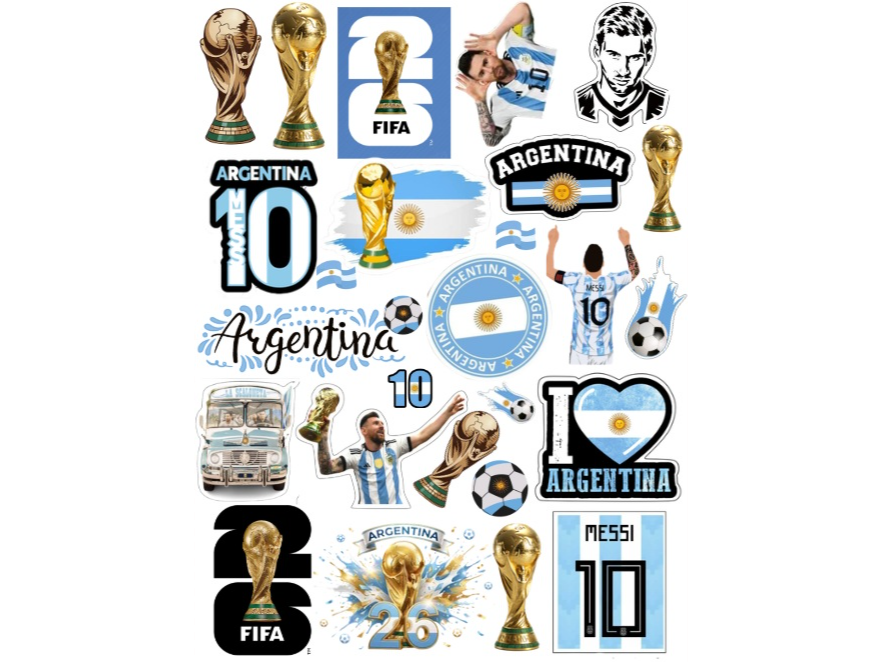 STICKERS - MUNDIAL -  Resistentes