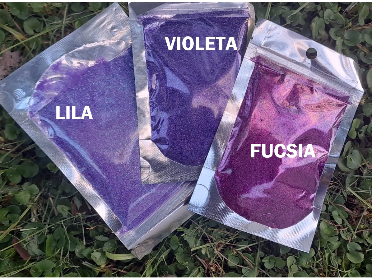 GIBRE / GLITTER / PURPURINA EN POLVO  METALIZADO - 50 G