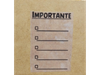 SELLO HOJA DE NOTAS "IMPORTANTE" - 6,5CM * 4CM