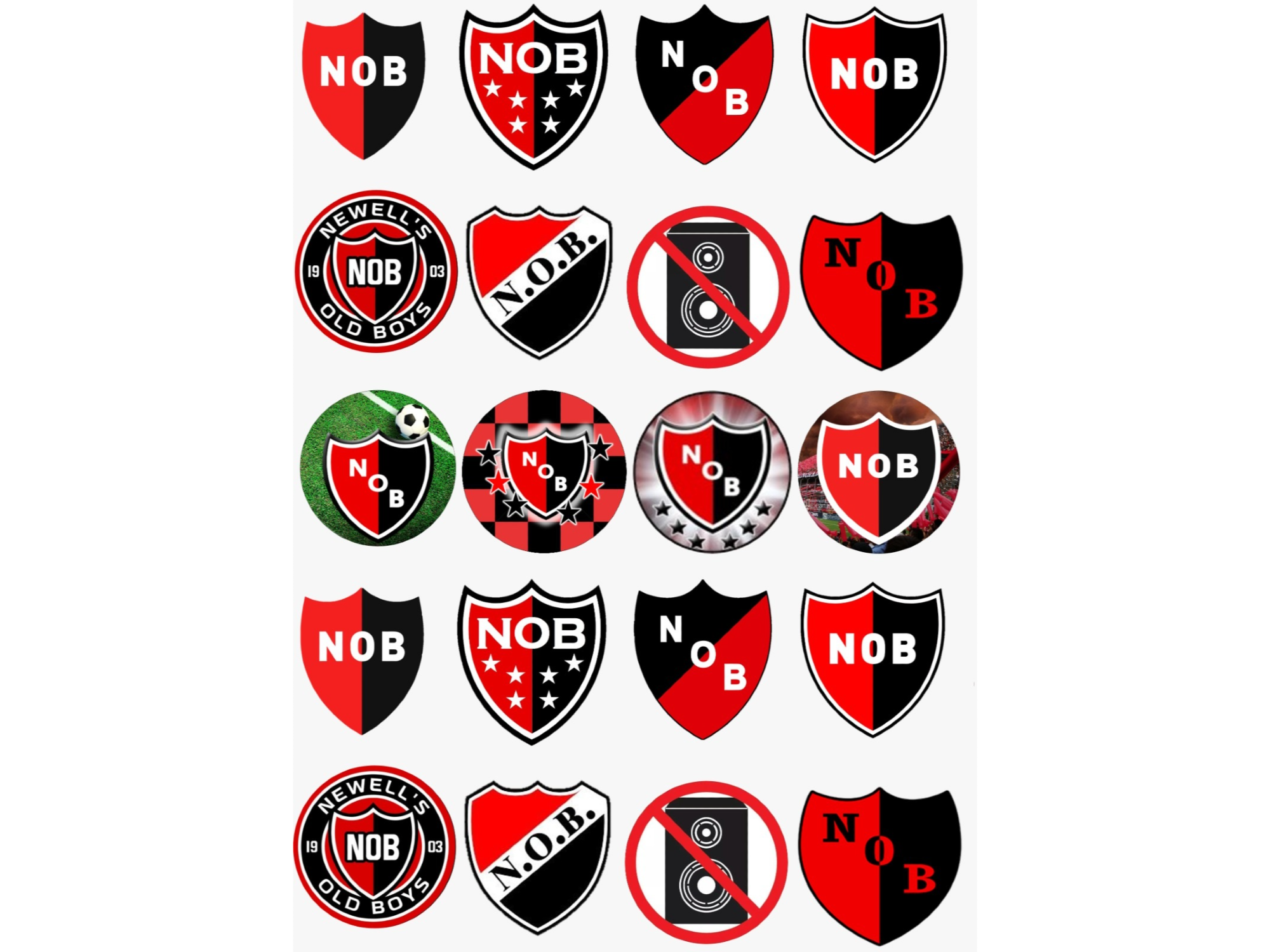 STICKERS - FUTBOL NOB - Resistentes