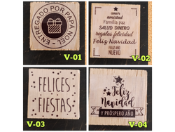 SELLOS 4 CM X 4 CM (C y V)