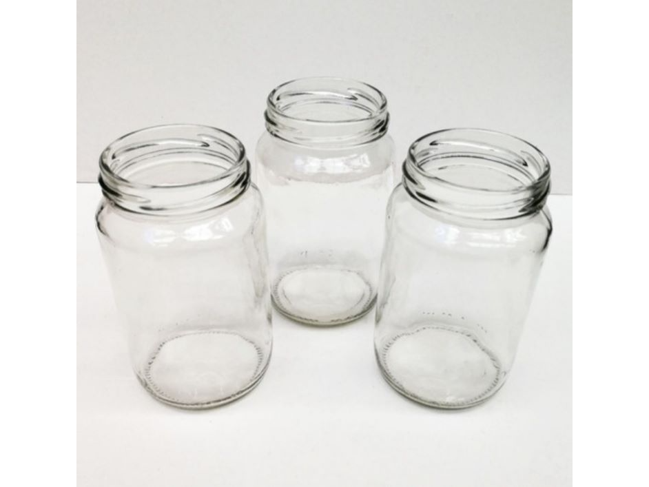 FRASCO DE VIDRIO AMANECER - TIPO MERMELADA 360 CC. SIN TAPA