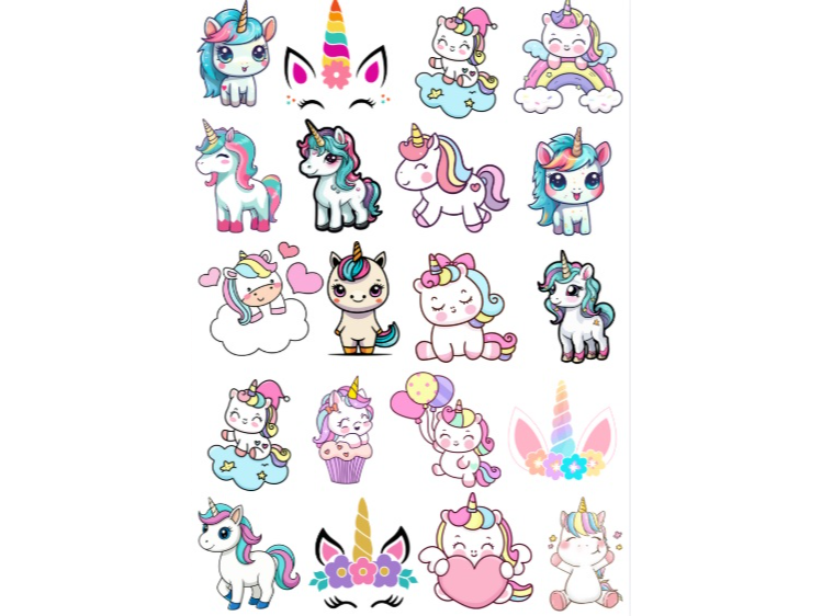 STICKERS - UNICORNIO - Resistentes