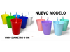 KIT VASO PLASTICO + CEPILLO DE DIENTES (MODELO2)