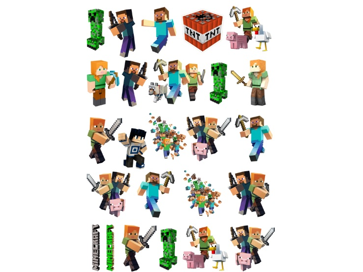STICKERS - MINECRAF - Resistentes