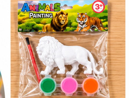 KIT DIDACTICO 1 FIGURA CORPOREA + 3 COLORES + 1 PINCEL