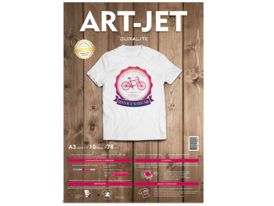 PAPEL TRANSFER TELAS CLARAS ARTJET
