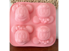 MOLDE MINNIE X 4 SILICONA - 15X13CM