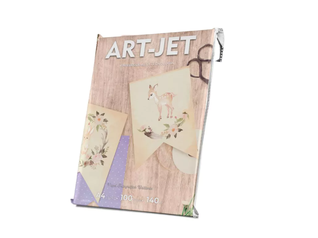 140 GR. PAPEL FOTOGRAFICO A4 ARTJET x 100 Hojas de Insumos para el Emprendedor