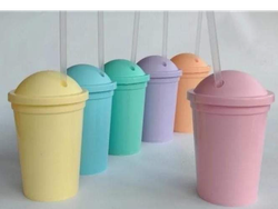 30 VASOS MILK PASTELES SURTIDOS