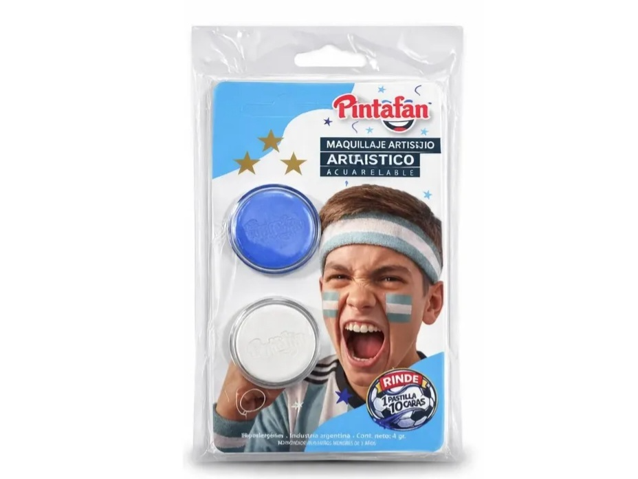 KIT MAQUILLAJE ARGENTINA PINTAFAN