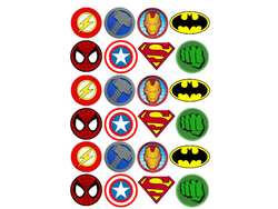 STICKERS -SUPERHEROE - Resistentes