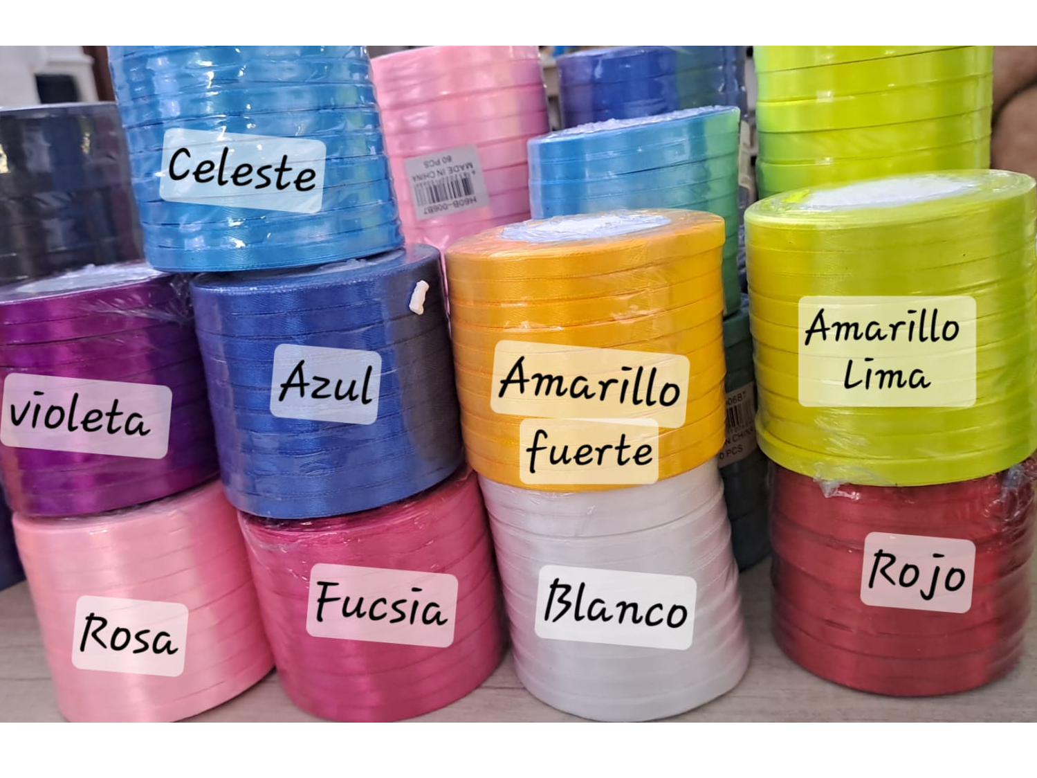 CINTA DE RASO ECO BB 6 MM X 20 METROS -IMPORTADA