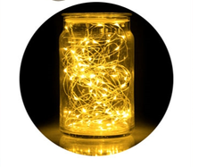 GUIRNALDA MICROLED ALAMBRE 30 LUCES 3M CALIDA