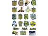 STICKERS - FUTBOL ROSARIO CENTRAL - Resistentes