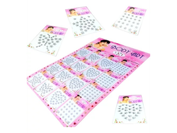 16 CRISTALES BODY AUTOADHESIVO PLATA BODY 6CM .X 6CM.