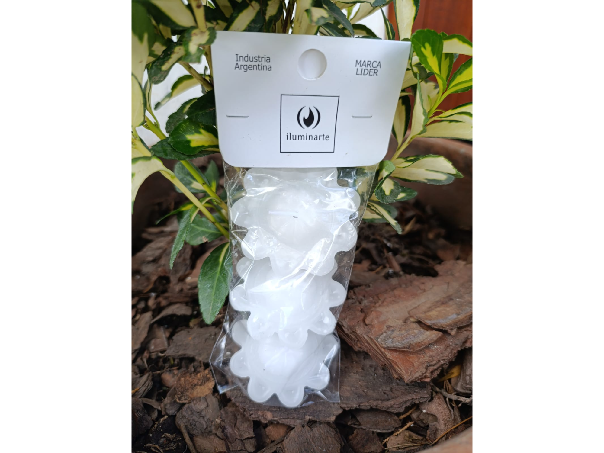 VELAS LUMINARTE PARA CENTRO DE MESA X 3 UNIDADES