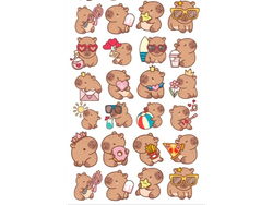 STICKERS - CAPIVARA - Resistentes
