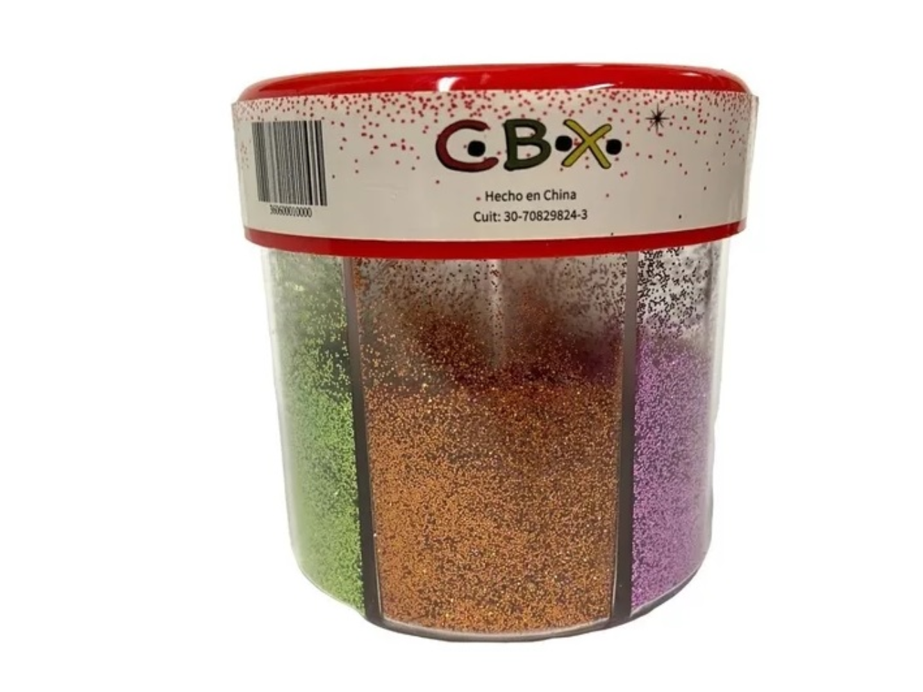 GIBRE / GLITTER / PURPURINA ENVASE CON 6 COLORES 50 GR. CBX
