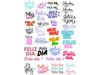 STICKERS - FELIZ DIA - Resistentes